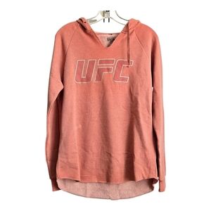 UFC Pink Hoodie Sweatshirt, SMALL